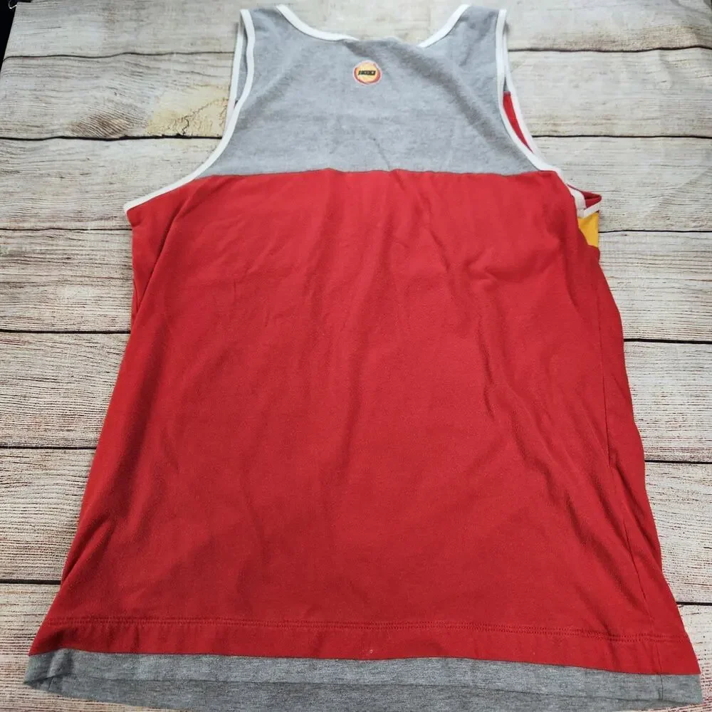 Vintage Adidas Houston Rockets Pocket Tank Top Shirt Mens Sz Large 67 Six Seven